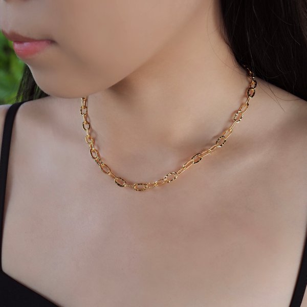 RINA Chain Necklace - Yellow Gold