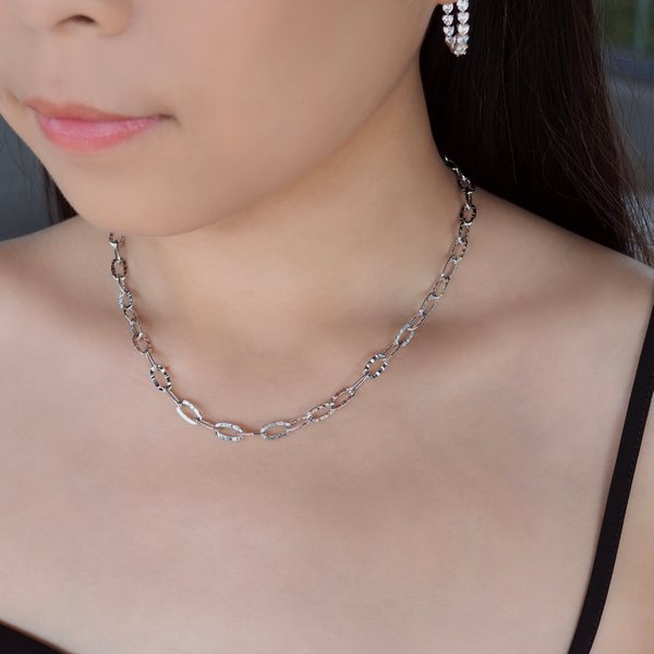 RINA Chain Necklace - Silver