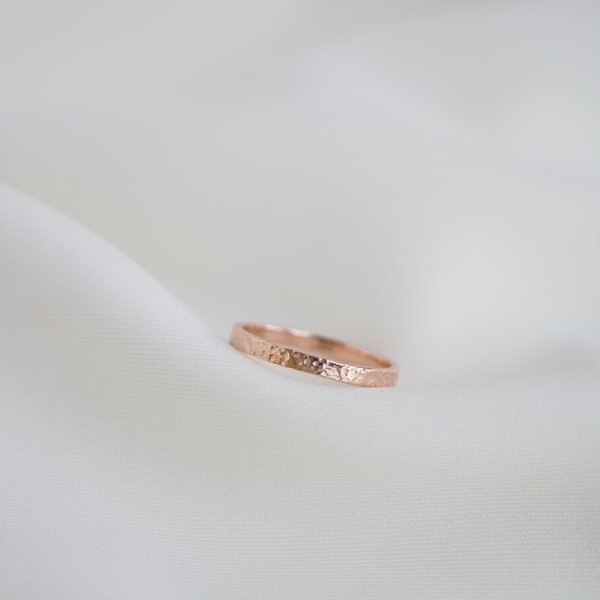 TEXTURED Ring - Rose Gold