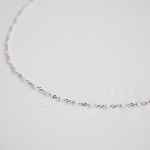 GENOVA Cubic Necklace - Silver