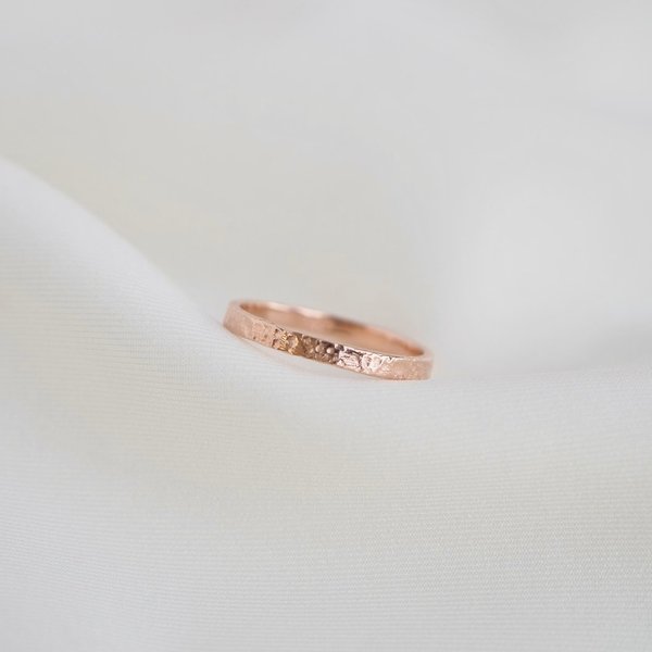 TEXTURED Ring - Rose Gold