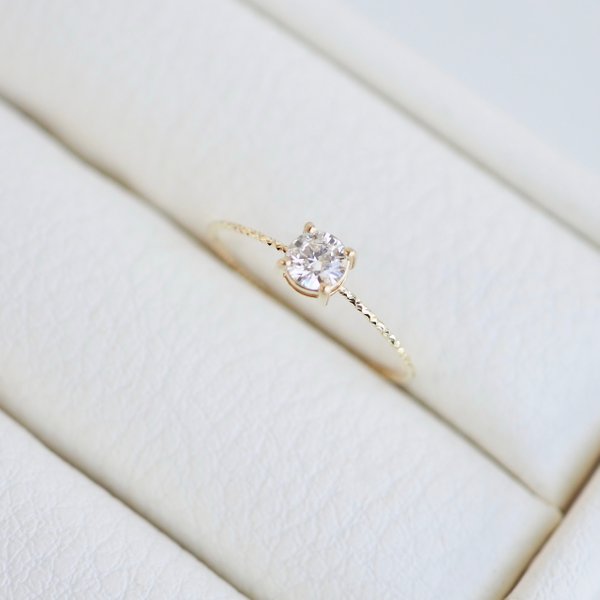 14KYG Lab Grown Diamond Ring - Brilliant