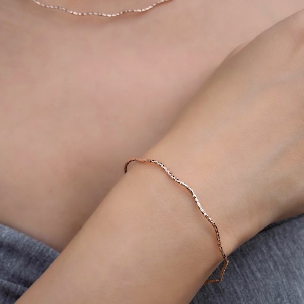 WAVE Bracelet - Rose Gold