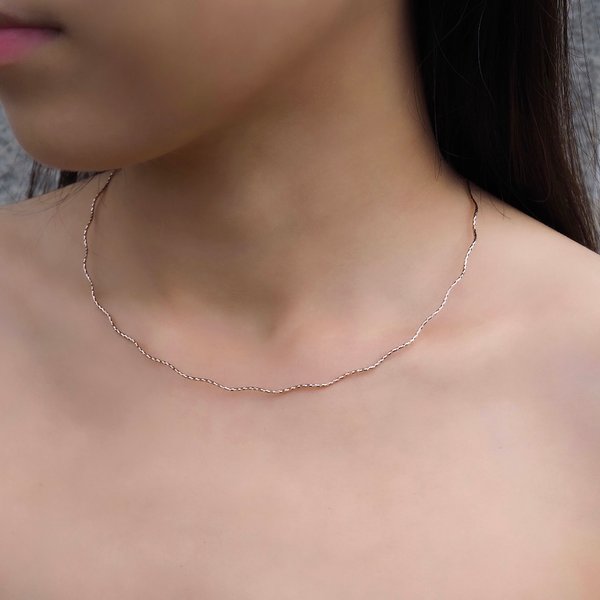 WAVE Necklace - Rose Gold