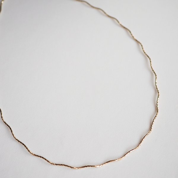 WAVE Necklace - Yellow Gold