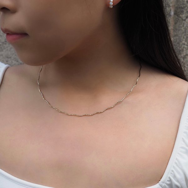 WAVE Necklace - Yellow Gold