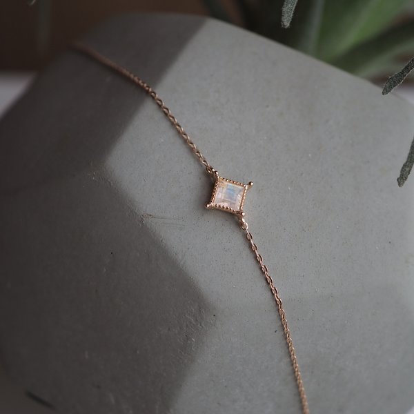 VERA Bracelet - Moonstone (Rose Gold)