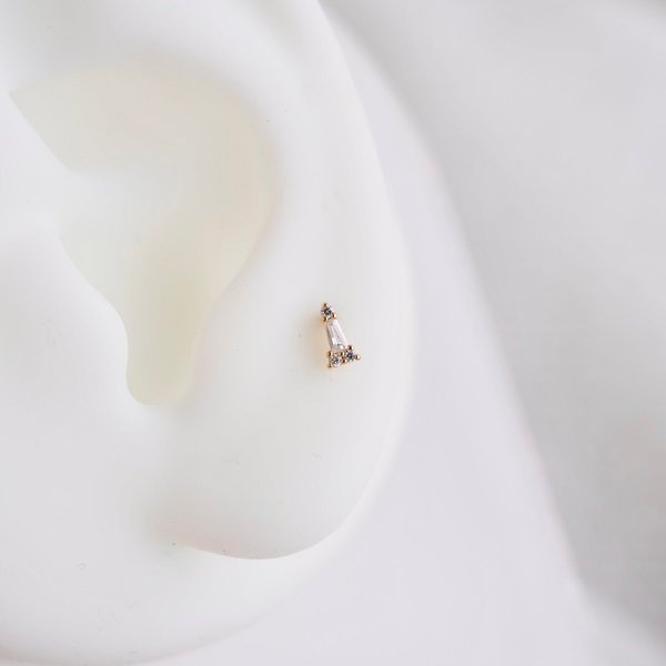 Tapered Flat-Back Earrings