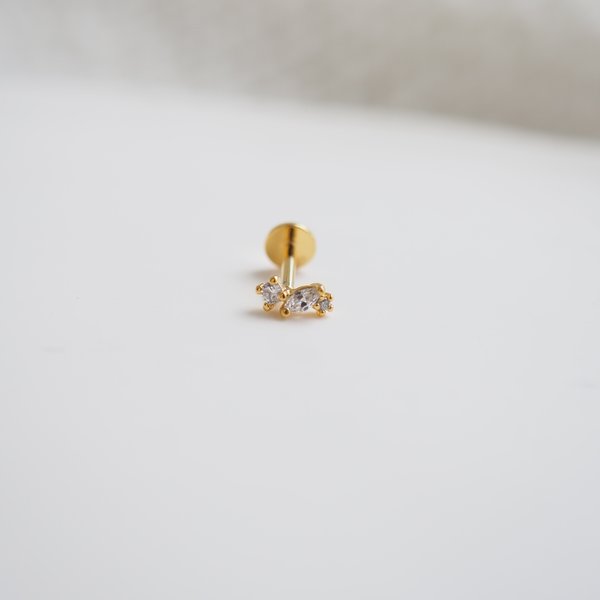 Mix Shape Flat-Back Earrings