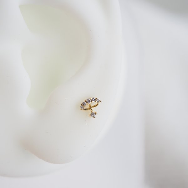 Parachute Flat-Back Earrings