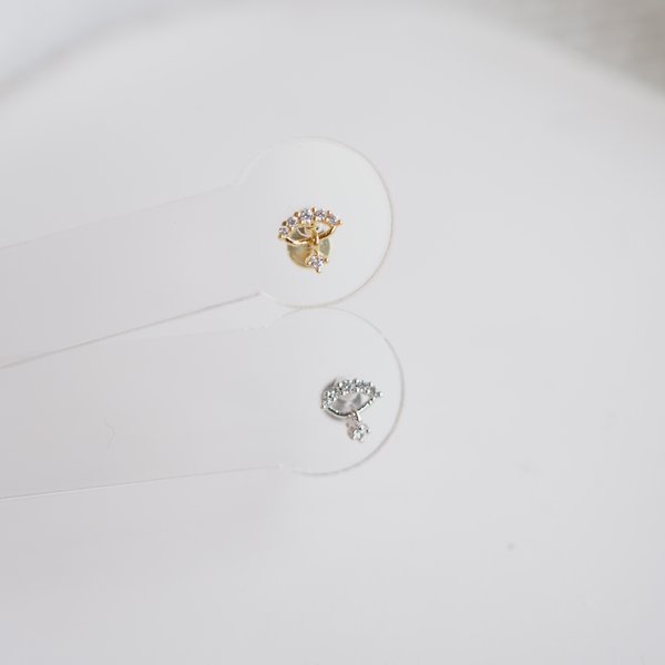 Parachute Flat-Back Earrings