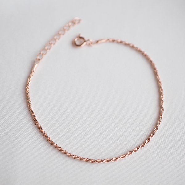 TWINE Chain Bracelet - Rose Gold