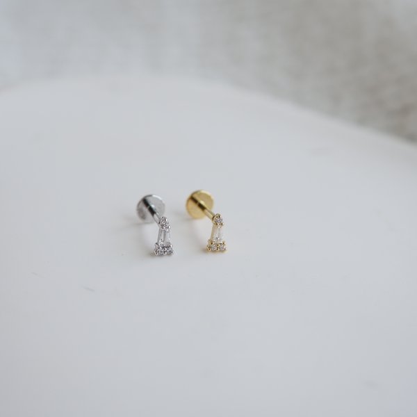 Tapered Flat-Back Earrings