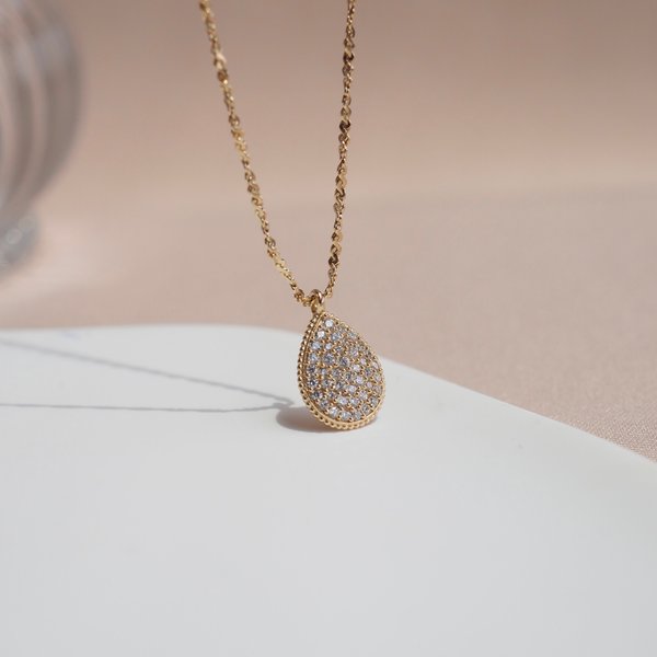 WYNN Necklace - Cubic Zirconia (Yellow Gold)