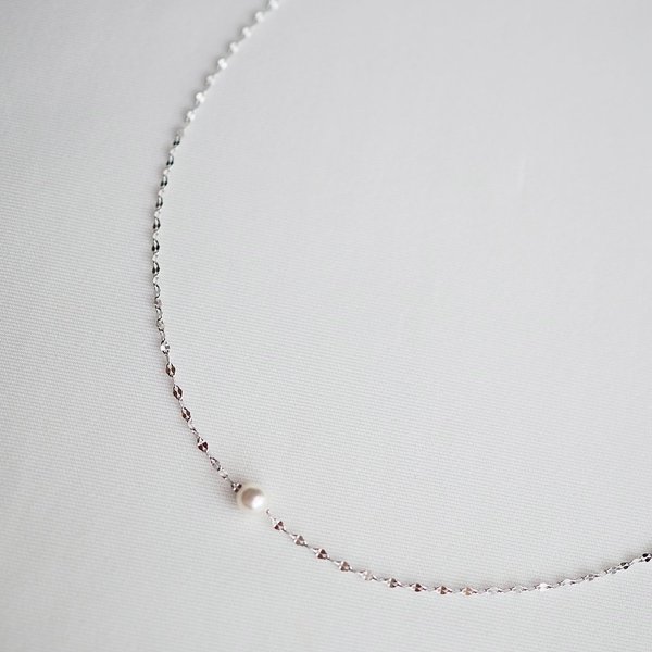 KATE Necklace - Shell Pearl (Silver)