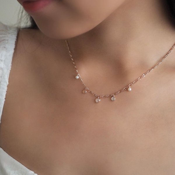 BLAIR Necklace - (Rose Gold)