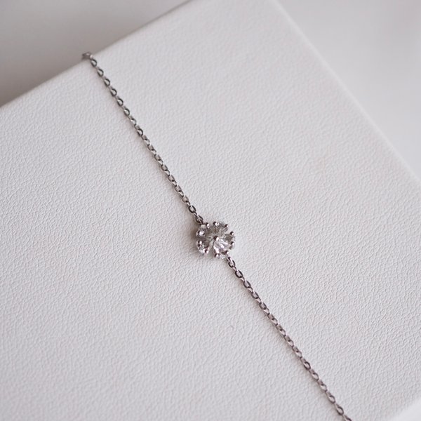 MINI MELISSA Bracelet - White Topaz (Silver)