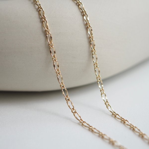 FIGARO Chain Necklace (Yellow Gold)