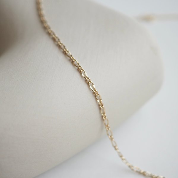 FIGARO Chain Necklace (Yellow Gold)