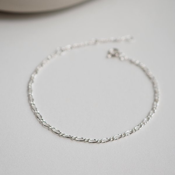 FIGARO Chain Bracelet (Silver)