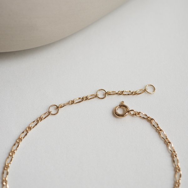 FIGARO Chain Bracelet (Yellow Gold)