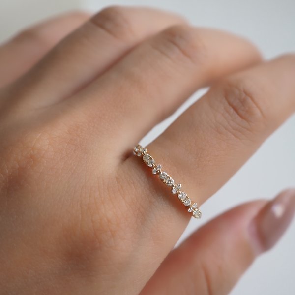 MAVIS Diamond Ring - 14K Yellow Gold