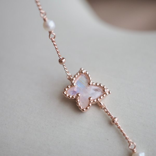 ELLERY Bracelet - Moonstone (Rose Gold)