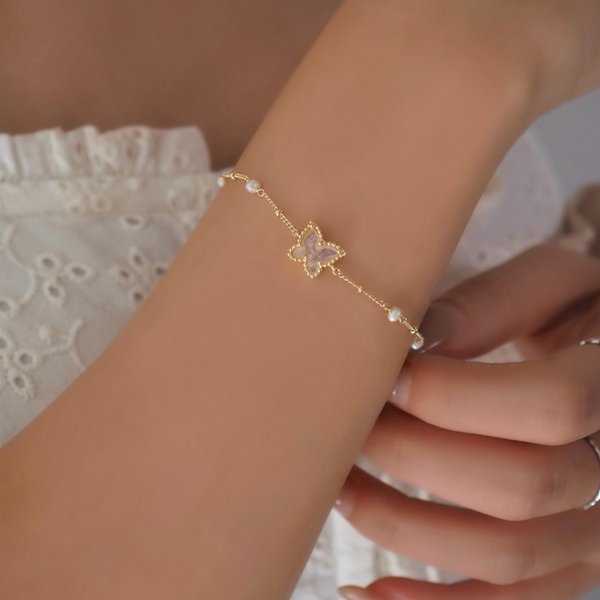 ELLERY Bracelet - Moonstone (Yellow Gold)