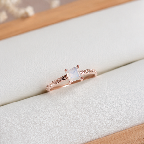 EDEN Ring - Moonstone (Rose Gold)