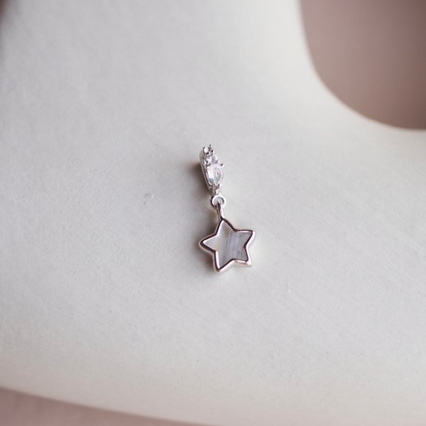 SOLIS Charm Pendant - Moonstone (Silver)