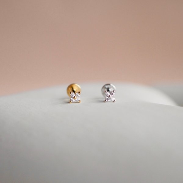 Mini Flora FlatBack Earrings