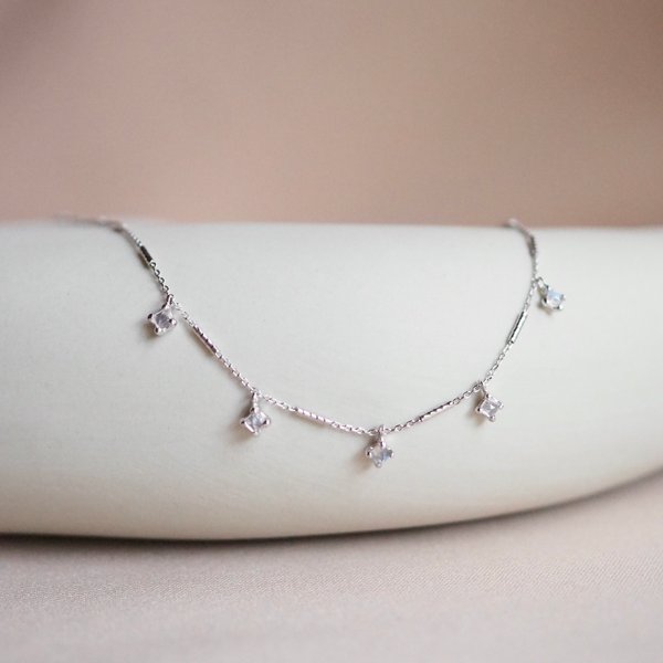 TAYLOR Necklace - (Silver)