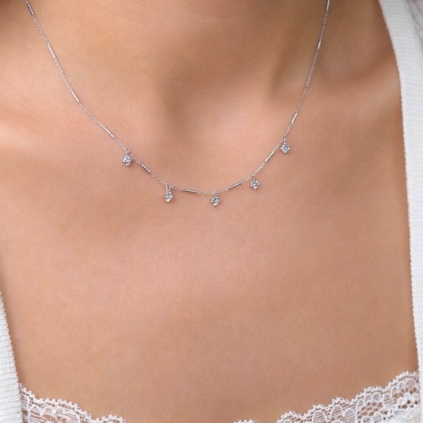TAYLOR Necklace - (Silver)