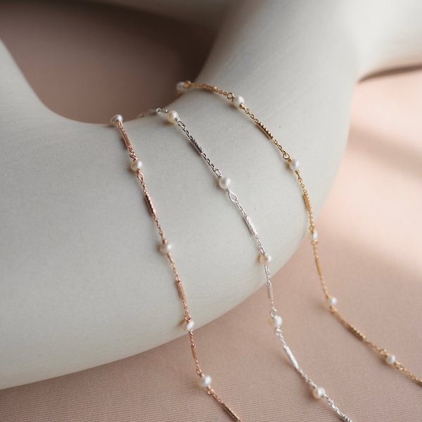 AMIE Bracelet - Pearl (Yellow Gold)