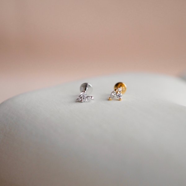 Vine FlatBack Earrings