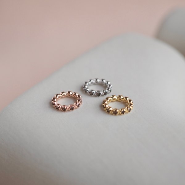 DARCY Ring Pendant - Smoky Quartz