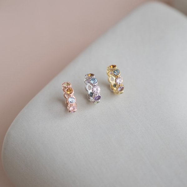 CLEO Ring Pendant - Multi-Gemstones
