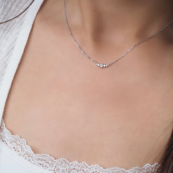 JUDITH Necklace - Moonstone (Silver)