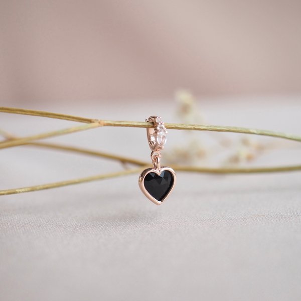 EUDORA Charm Pendant - Black Spinel