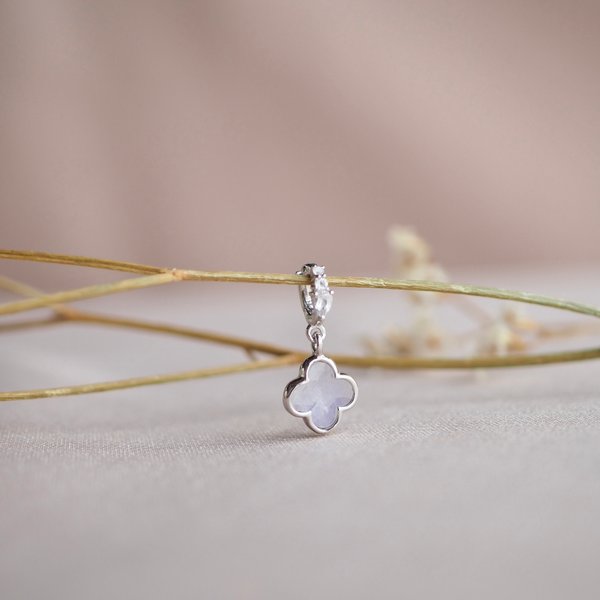 CLOVE Charm Pendant - Moonstone