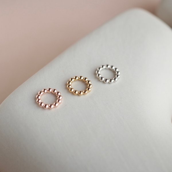 ROUND BEADS Ring Pendant