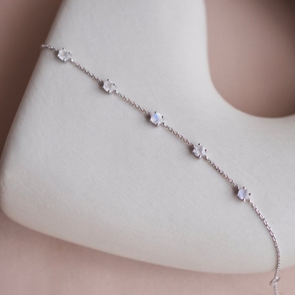 CLEO Bracelet - Moonstone (Silver)