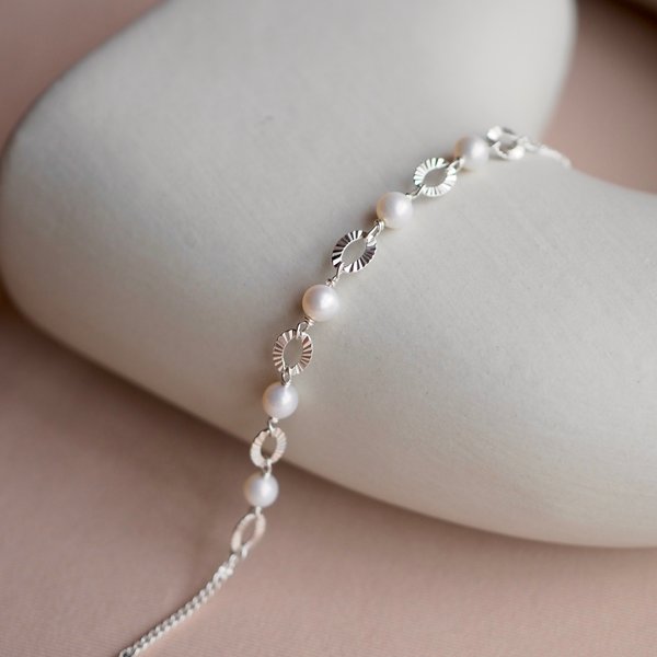 SERA Bracelet - Pearl (Silver)