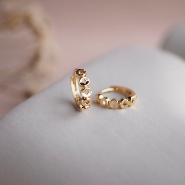 NORA Huggies (Yellow Gold)