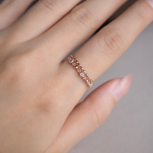 PHOEBE Ring - Lab Grown Diamond (Rose Gold)
