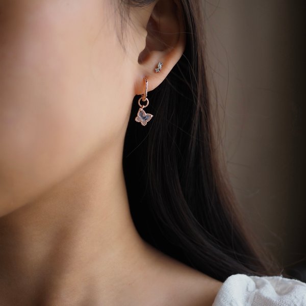 ELLERY Mini Charms - Moonstone (Rose Gold)