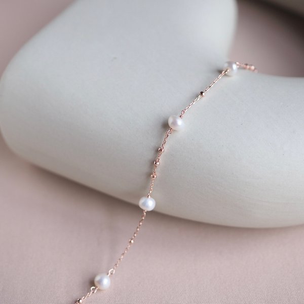 CYNTHIA Bracelet - Pearl (Rose Gold)