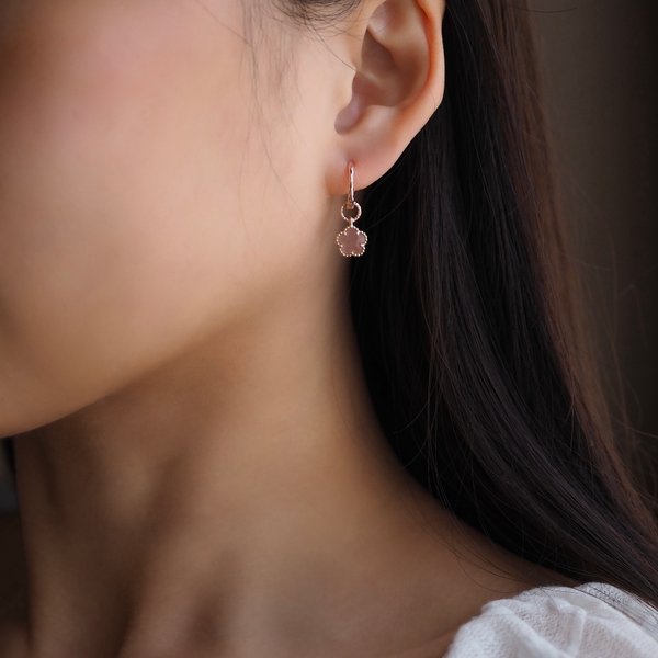 FAYE Mini Charms - Pink Quartz (Rose Gold)
