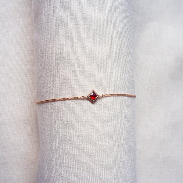 Ever Bracelet - Red Garnet