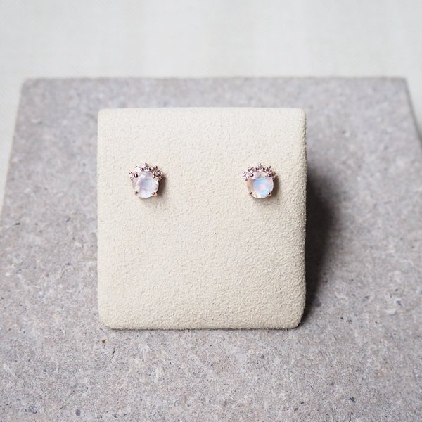 Starry Earrings - Moonstone